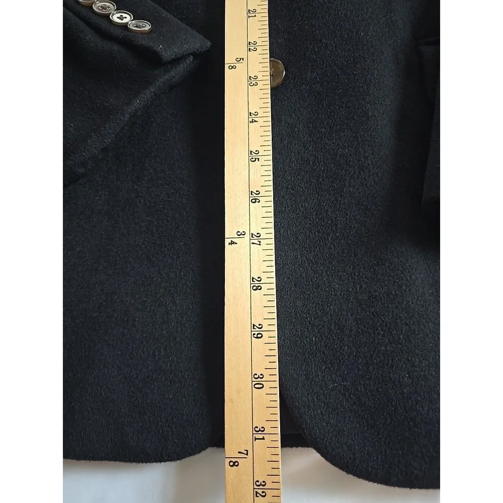 Bill Blass Cashmere‎ Sport Coat Men's 42R Black Blazer